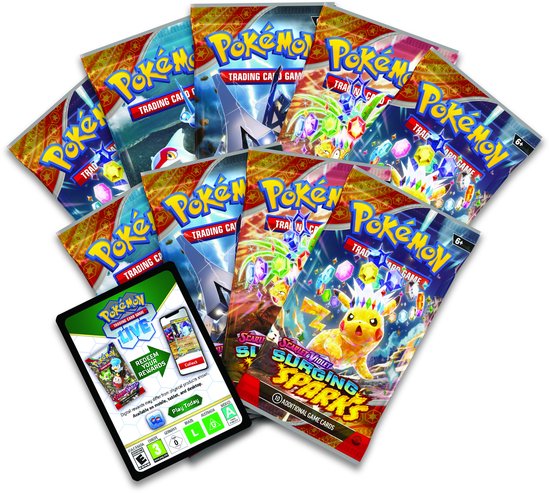 Pokémon TCG Scarlet & Violet Surging Sparks Elite Trainer box