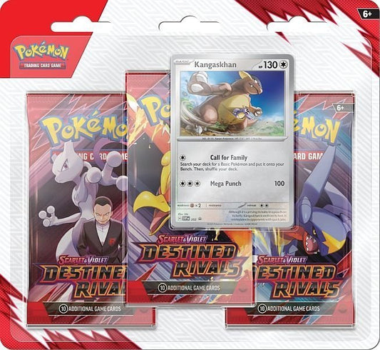 Pokemon Blister Pack - 3-Pack: 3 Scarlet & Violet: Destined Rivals Booster