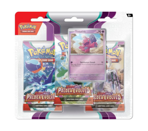 Pokemon - Paldea Evolved 3 Booster Blister: Tinkatink/Varoom