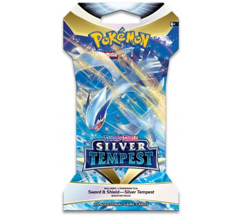 Pokemon: Sleeved Booster Sword & Shield - Silver Tempest