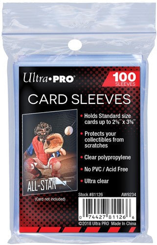 Ultra Pro Soft Sleeves (100 sleeves)