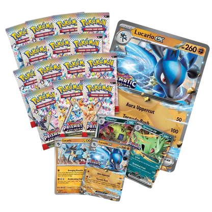 Pokémon TCG: Prismatic Evolutions Lucario ex & Tyranitar ex Premium Collection