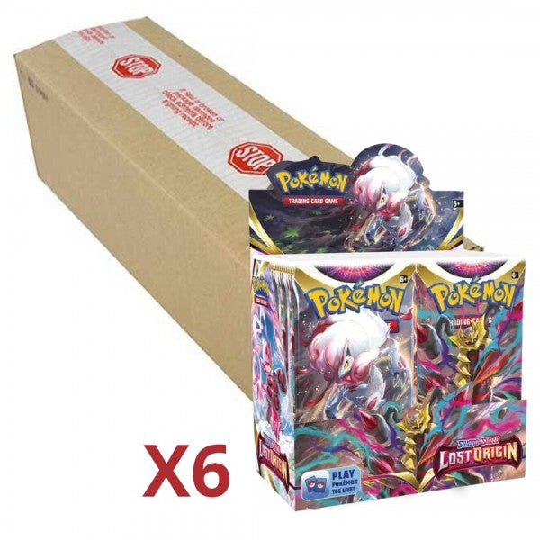 Pokémon TCG: Sword &amp; Shield—Lost Origin Booster Box Case (Sealed) — 6 Booster Boxes