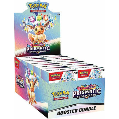 Pokémon TCG: Prismatic Evolutions Booster Bundle Display