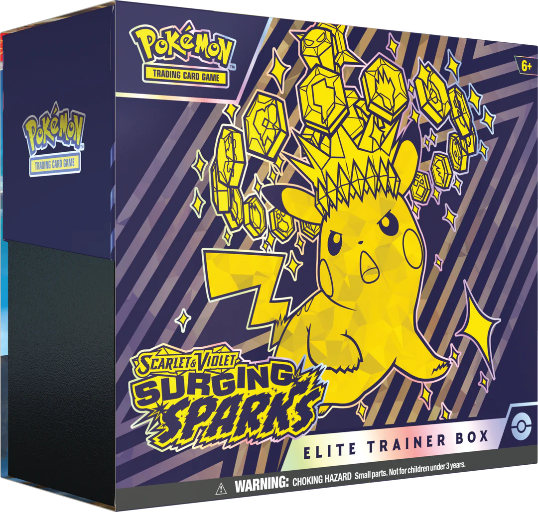 Surging Sparks Elite trainer Box pokemon