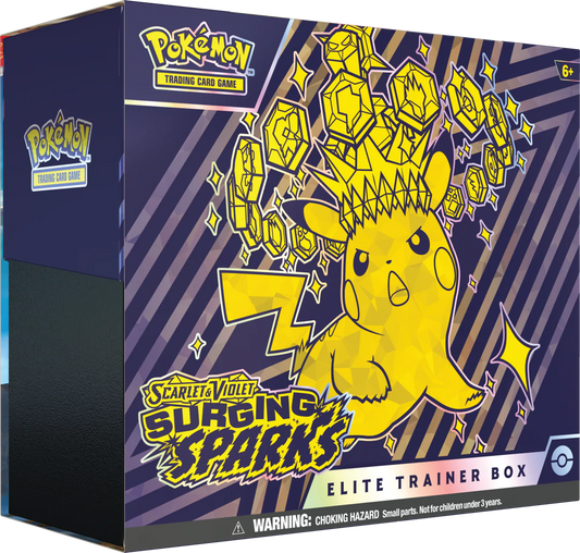 Surging Sparks Elite trainer Box pokemon